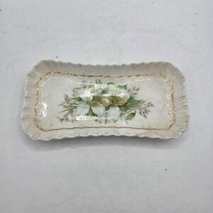 Royal Adderley Trillium Canadian Provincial Flowers Bone China Dish England